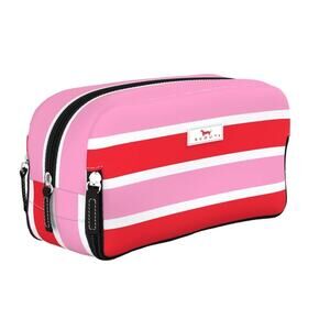 SCOUT 3 Way Toiletry Medium Accessory Toiletry Pink Striped Bag Case